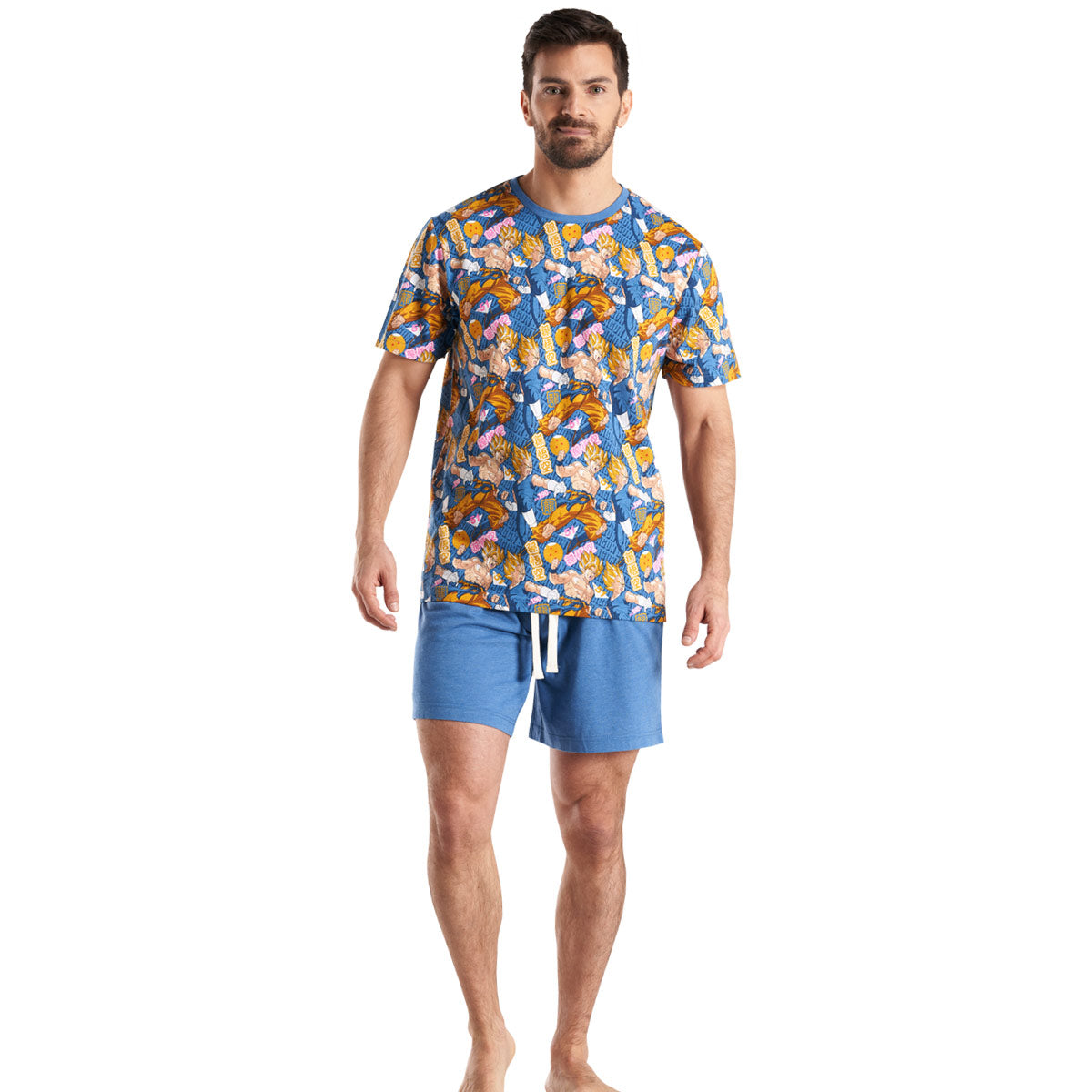 Pijama Algodón Hombre Verano Dragon Ball Z C1