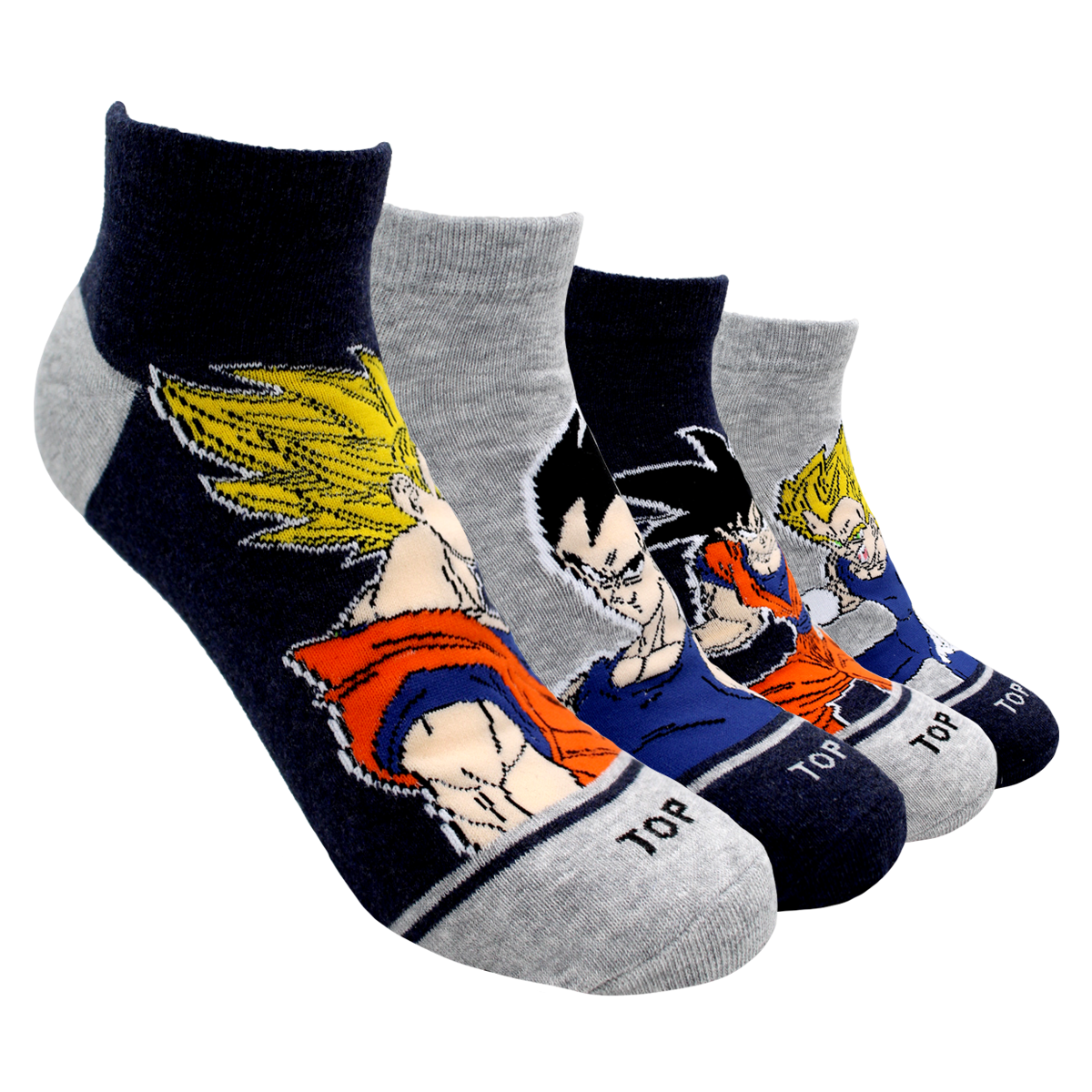 Calcetines Tobilleros Dragon Ball Z Pack 4 C2