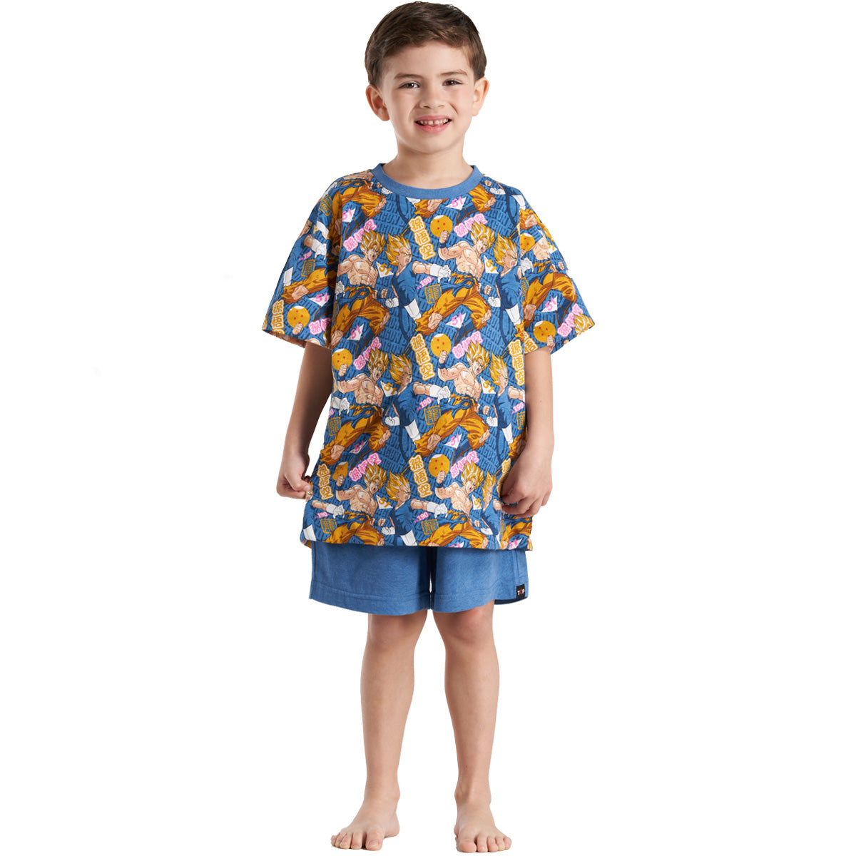 Pijama Algodón Niño Verano Dragon Ball Z C1