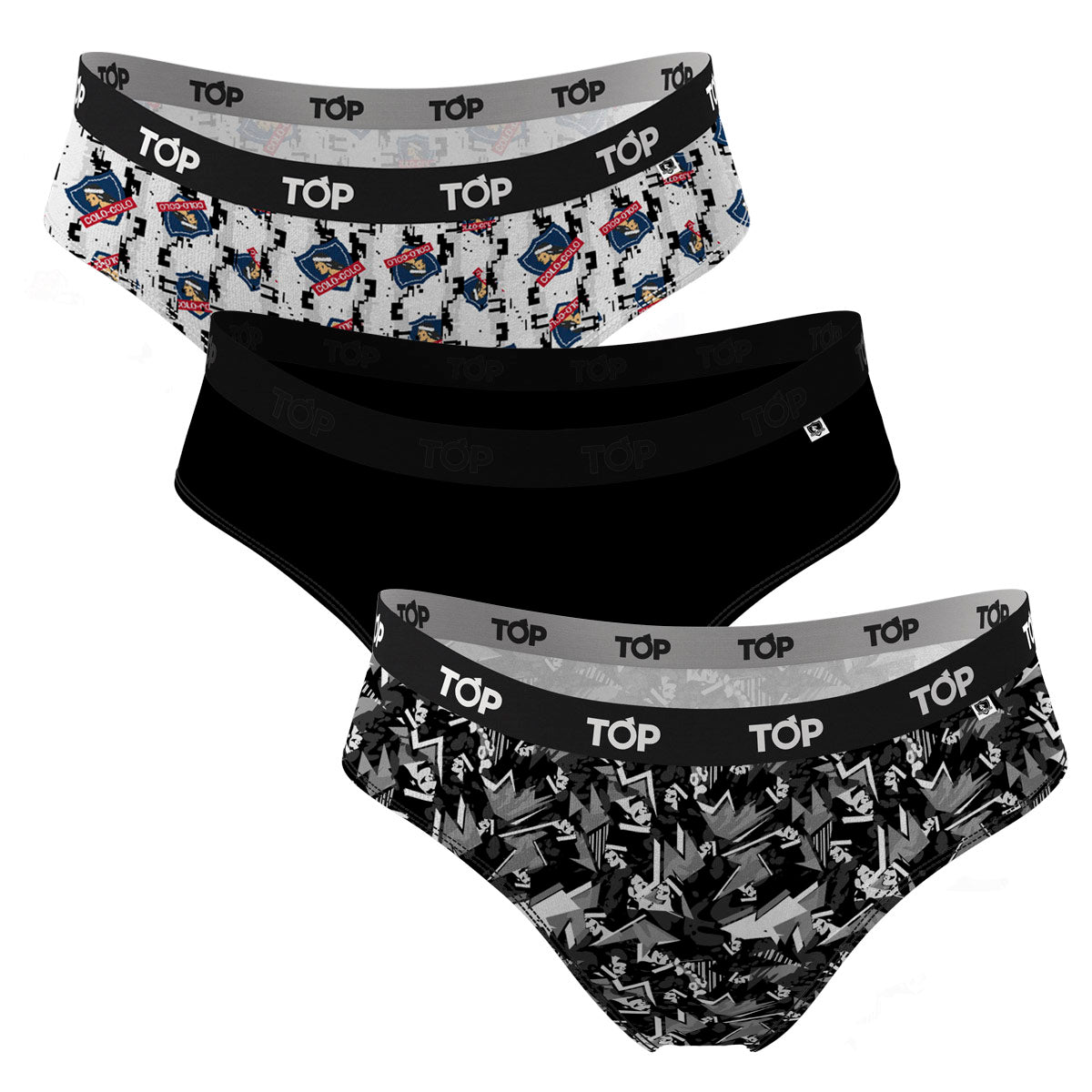 Calzón Bikini Algodón Pack 3 Colo Colo