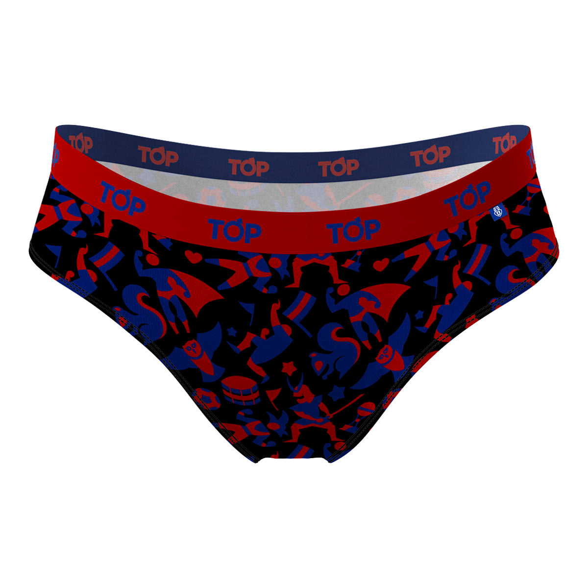 Calzón Bikini Algodón Pack 3 Universidad de Chile