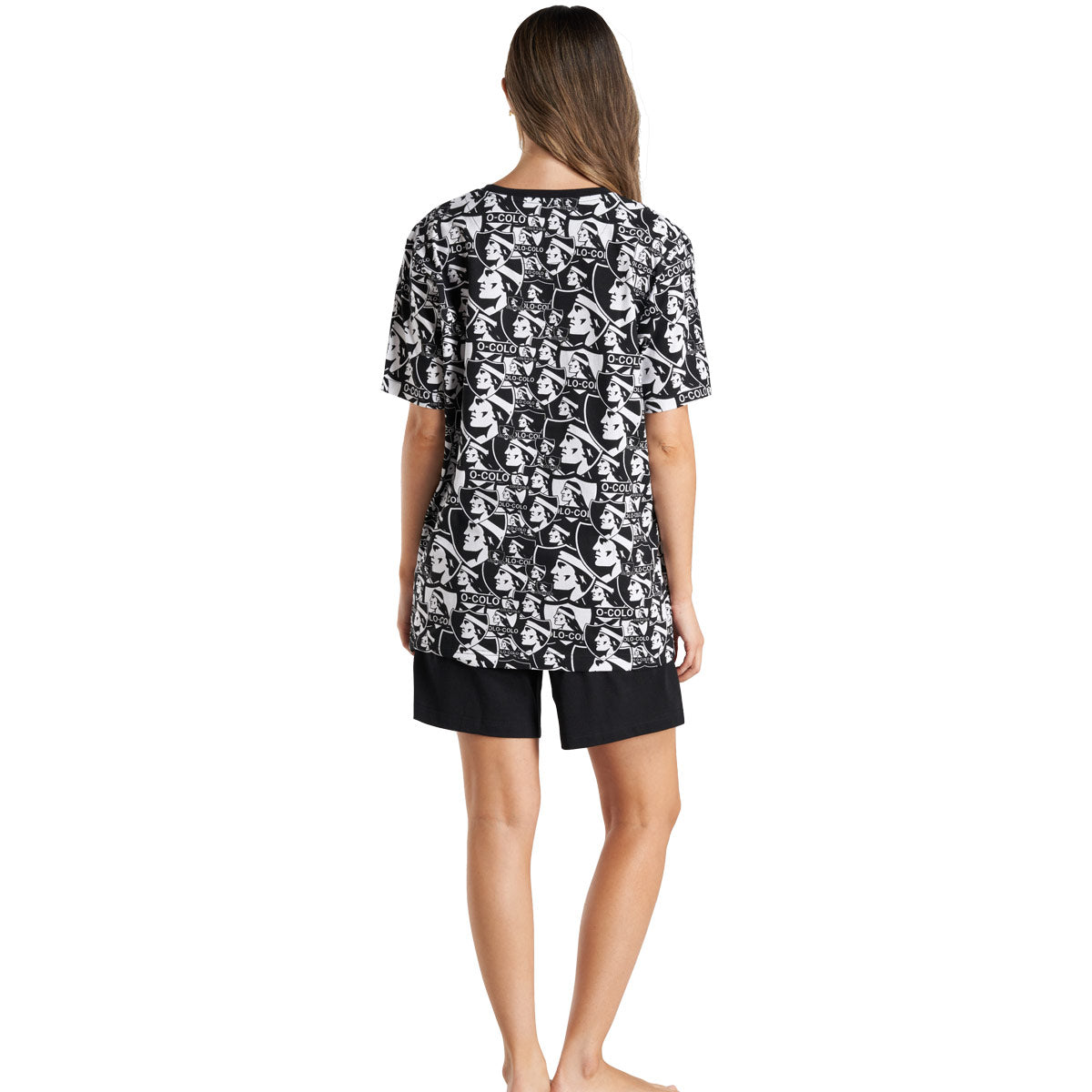 Pijama Algodón Mujer Verano Colo Colo C1