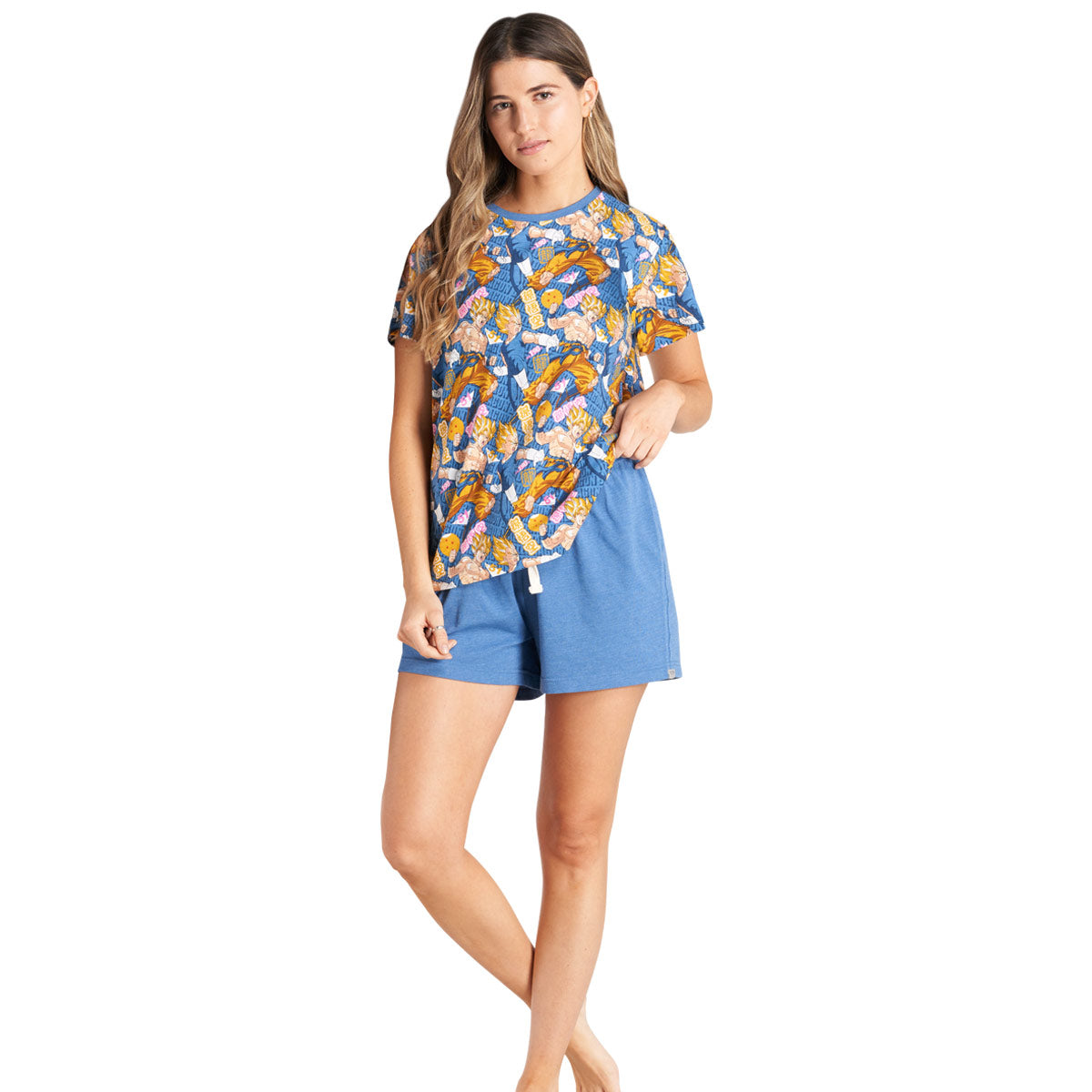Pijama Algodón Mujer Verano Dragon Ball Z C1