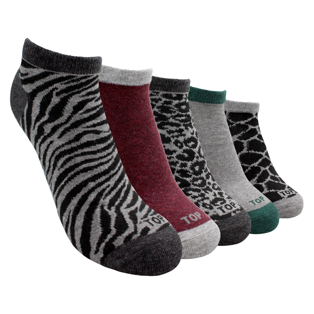 Calcetines Cortos Mujer Pack 5 C6