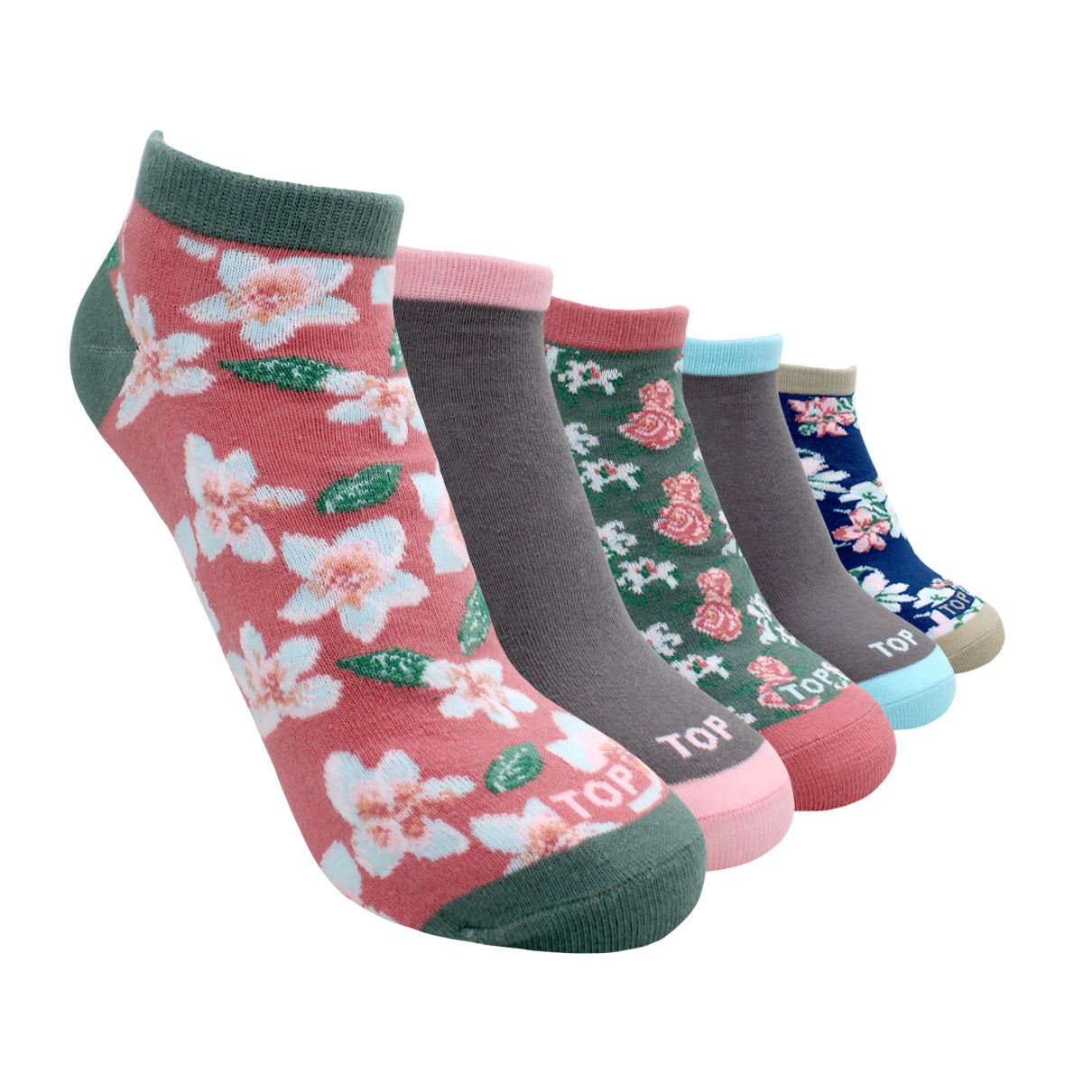 Calcetines Cortos Mujer Pack 5 C8