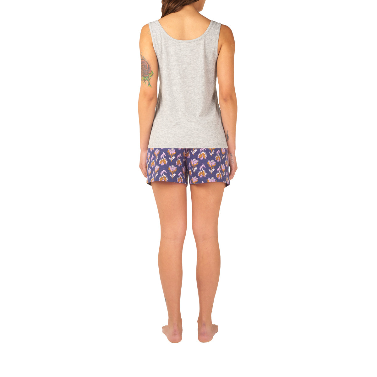 Pijama Mujer Algodón Sin Mangas Verano
