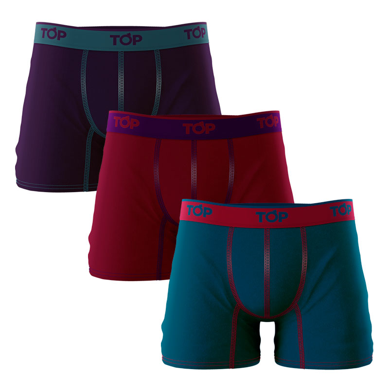 Boxer Medio Bambú Pack 3 C2