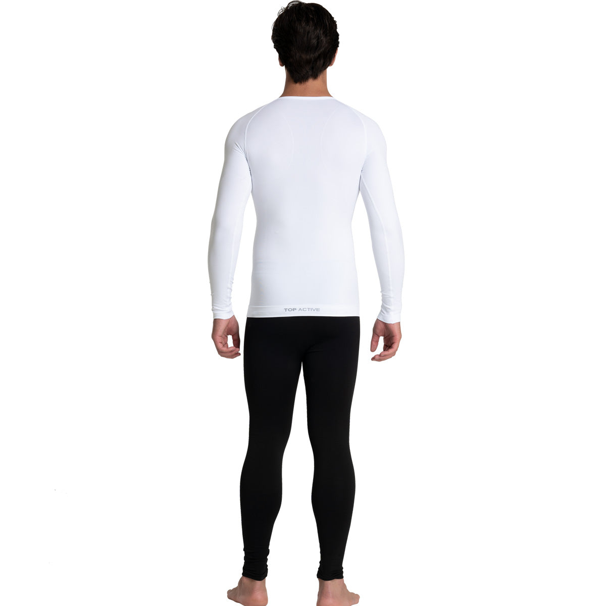 Camiseta Deportiva Primera Capa Microfibra Blanca