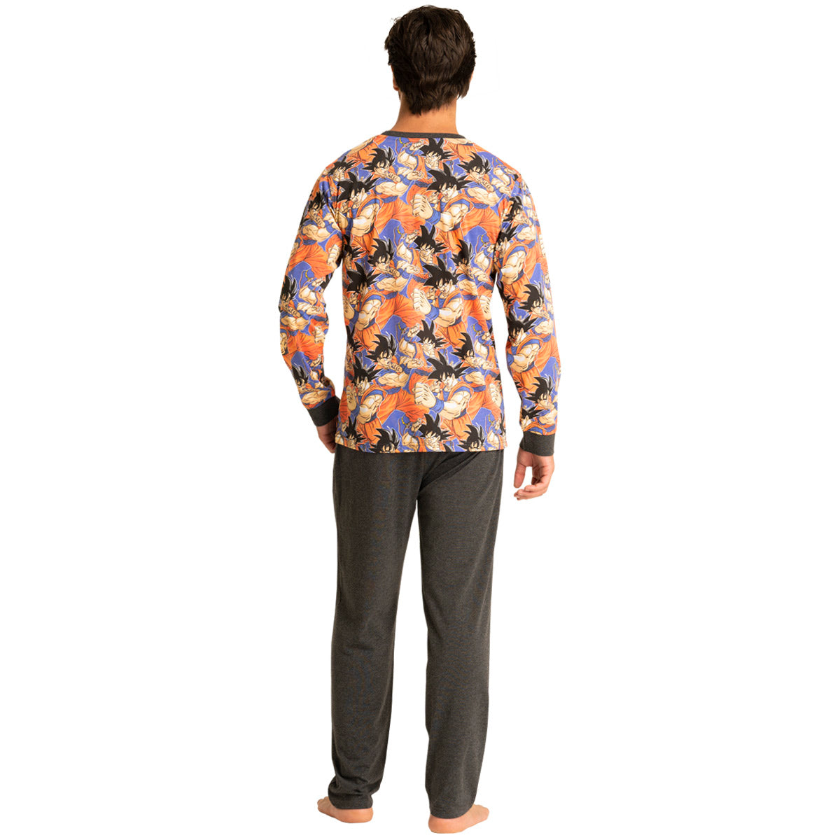 Pijama Algodón Hombre Invierno Dragon Ball Z Goku C1