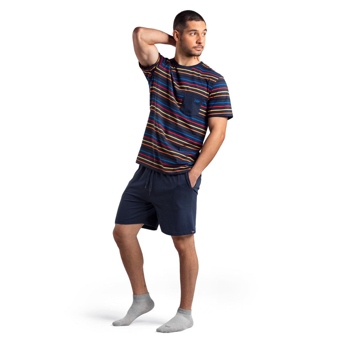 Pijama Algodón Hombre Verano 234 C1