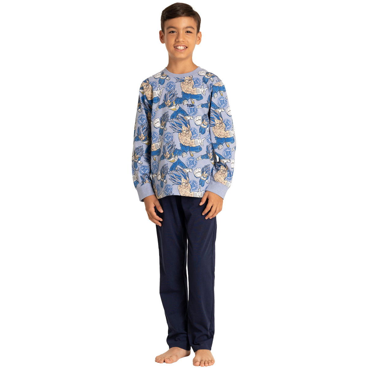 Pijama Niño Invierno Dragon Ball Super Vegeta C2