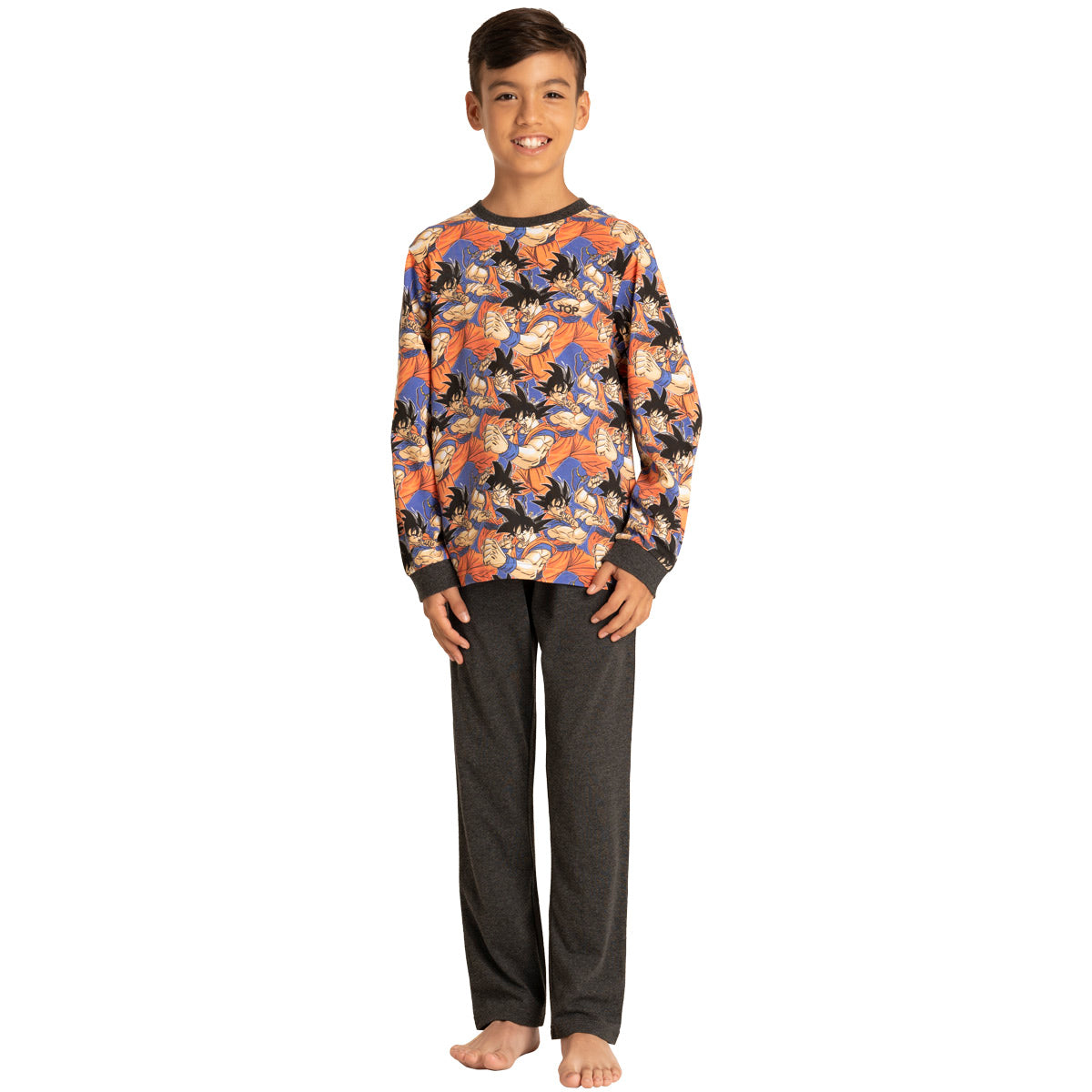 Pijama Niño Invierno Dragon Ball Z Goku C1