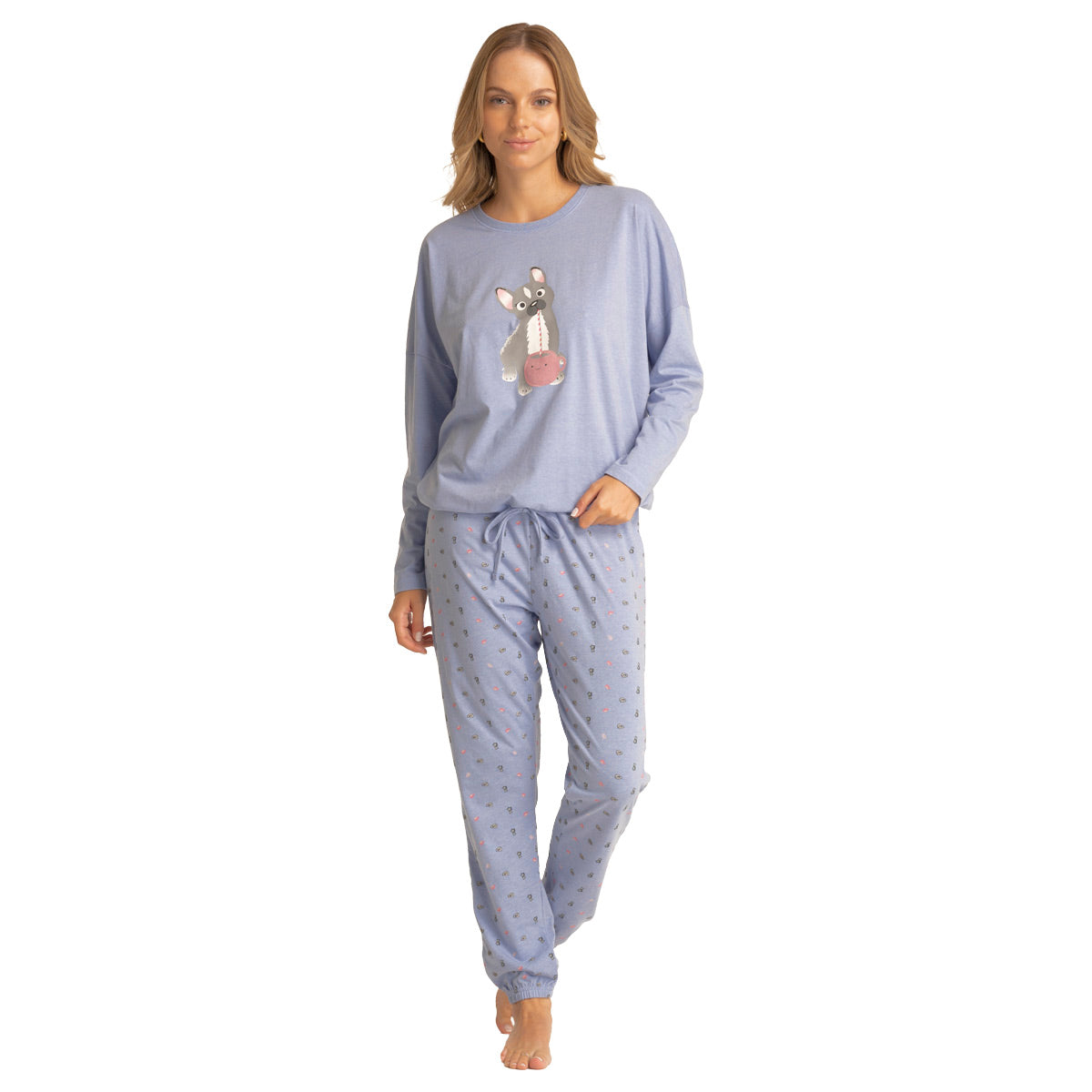 Pijama Mujer Invierno Estampado C2
