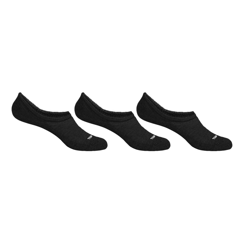 Calcetines Deportivos Invisibles Mujer Negros Pack 3