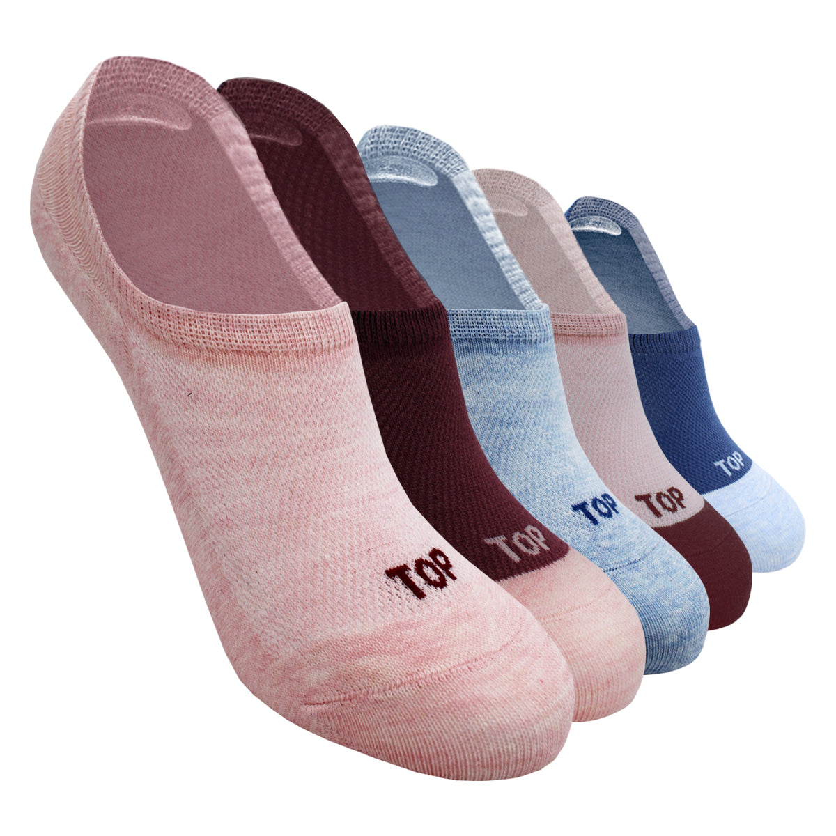 Calcetines Deportivos Invisibles Mujer Pack 5 C2